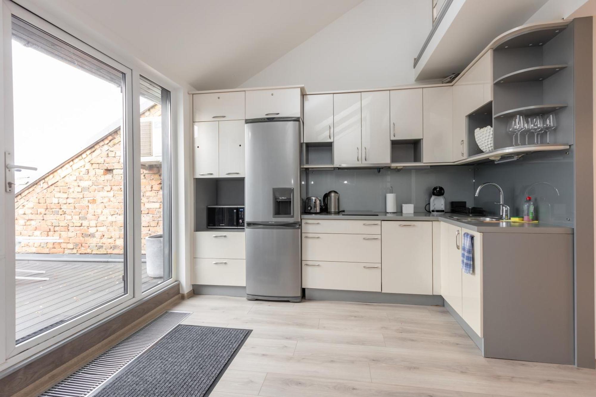 Penthouse Apartment With Terrace Riga Ngoại thất bức ảnh