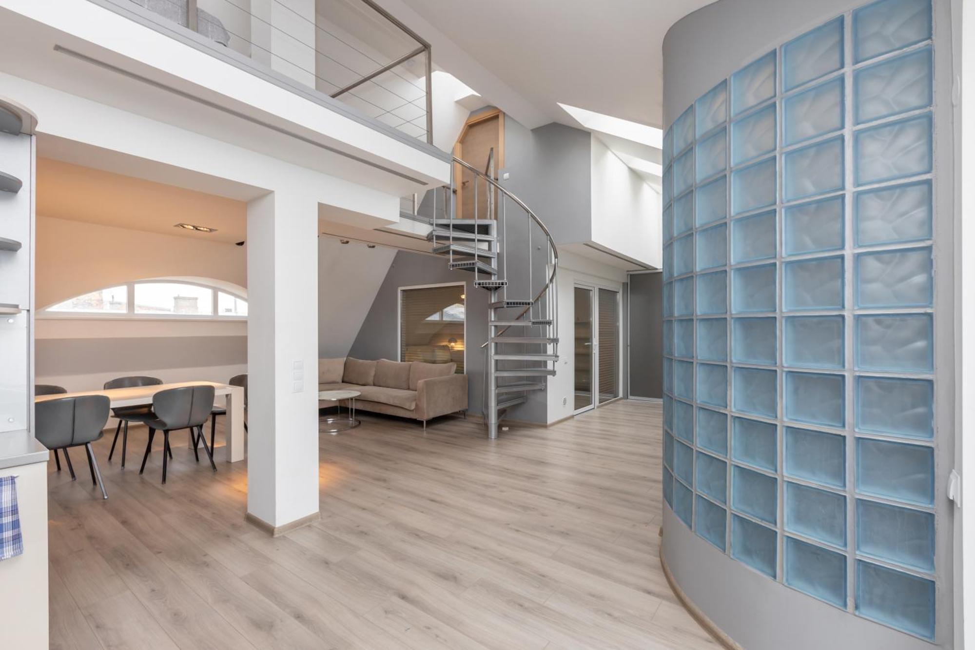 Penthouse Apartment With Terrace Riga Ngoại thất bức ảnh