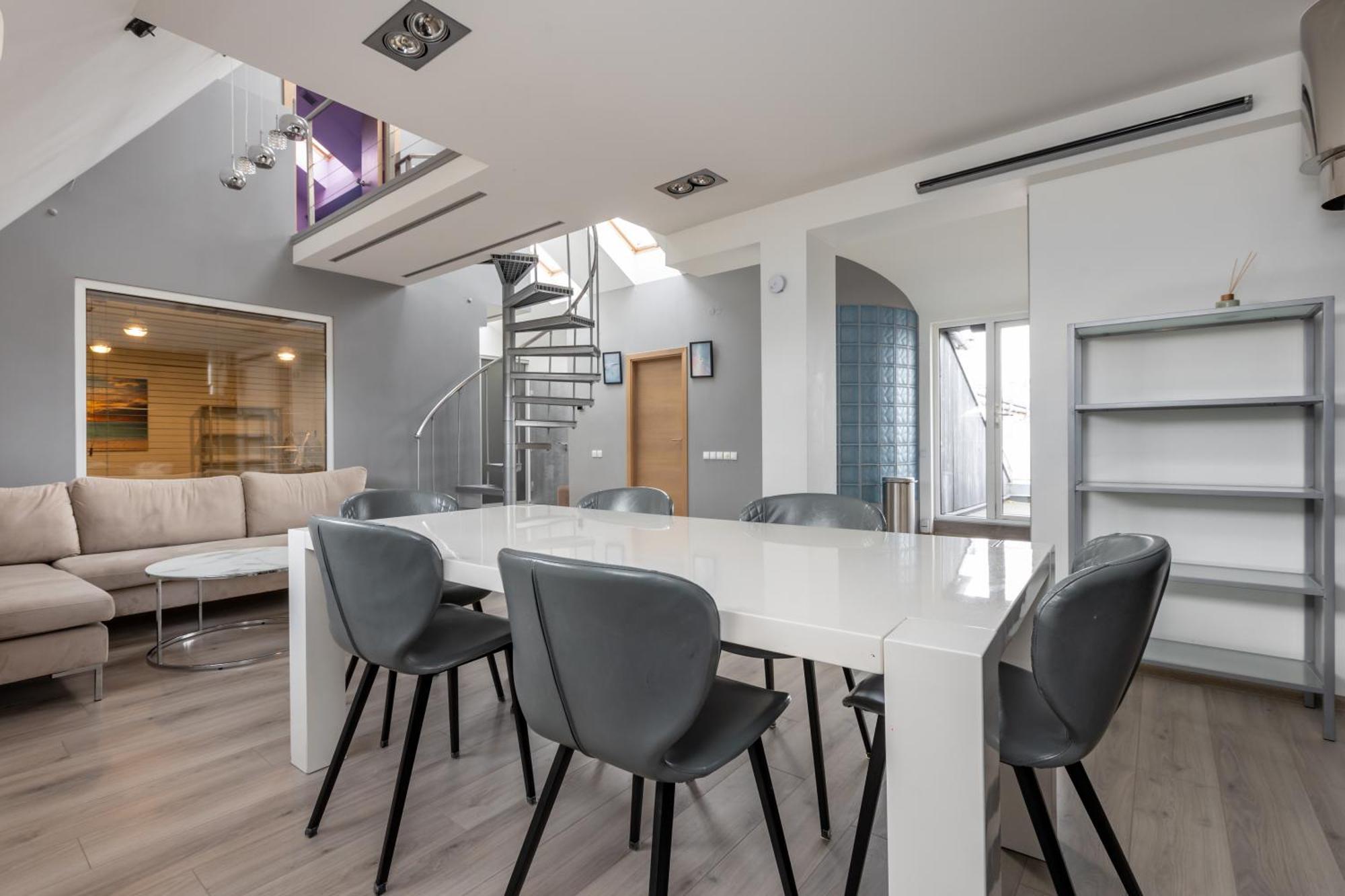 Penthouse Apartment With Terrace Riga Ngoại thất bức ảnh